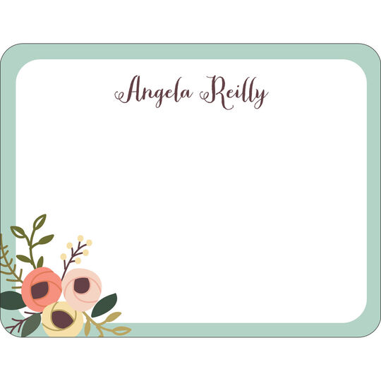 Botanical Bouquet Flat Note Cards